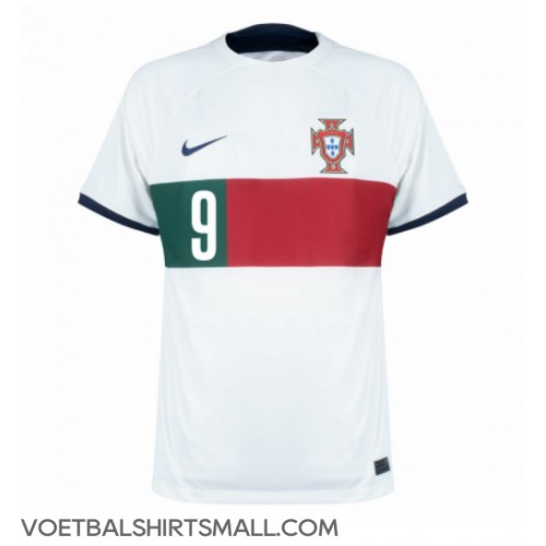 Portugal Andre Silva #9 Voetbalkleding Uitshirt WK 2022 Korte Mouwen